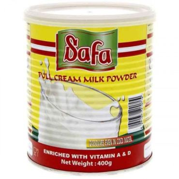 Safa Milk Powder 400Gm Tin, 24 Pieces Per Carton